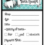 Tooth fairy receipt template 7